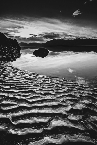 Turnagain Mud Flats B&W.jpg